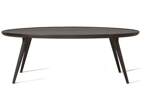 Mater Oval Wood Sirka Grey Coffee Table