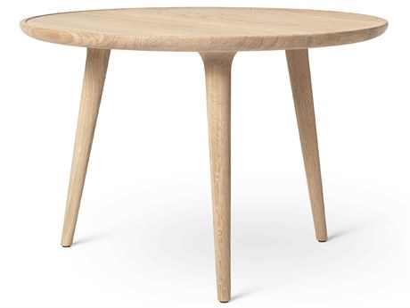 Mater Round Wood Matt Lacquered Coffee Table