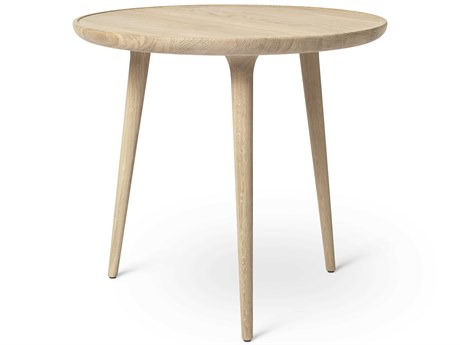 Mater Round Wood Matt Lacquered End Table