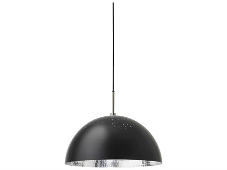 Mater Black Aluminum Silver LED Pendant