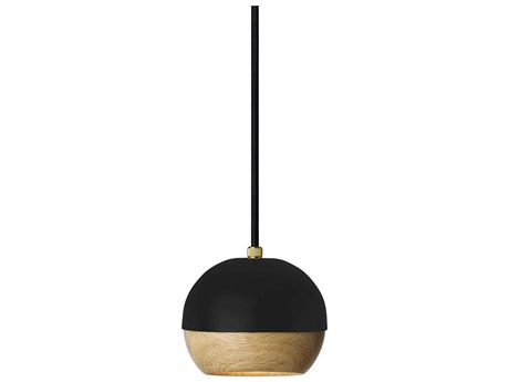 Mater Ray Black LED Round Mini Pendant