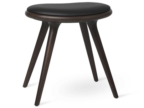 Mater Space Leather Brown Upholstered Side Dining Chair