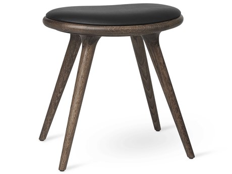 Mater Space Leather Brown Upholstered Side Dining Chair