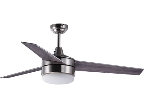 Maxim Lighting Basic-max Satin Nickel 1 - Light 52" Ceiling Fan