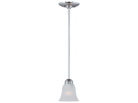 Maxim Lighting Basix 1-Light Polished Chrome Glass Bell Mini Pendant