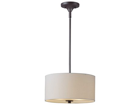 Maxim Lighting Bongo 2-Light Oil Rubbed Bronze Drum Pendant