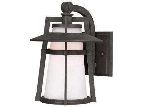 Maxim Lighting Calistoga & Satin White Glass Incandescent Outdoor Wall Light
