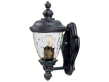 Maxim Lighting Carriage House VX & Water Glass Incandescent Outdoor Wall Light