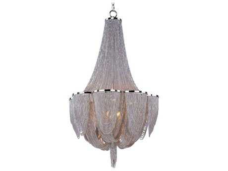 Maxim Lighting Chantilly 1-Light Polished Nickel Empire Chandelier