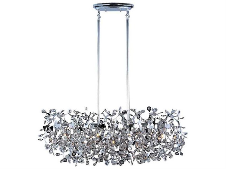 Maxim Lighting Comet Polished Chrome Seven Light 35 Long Island Maxim Lighting Comet Polished Chrome