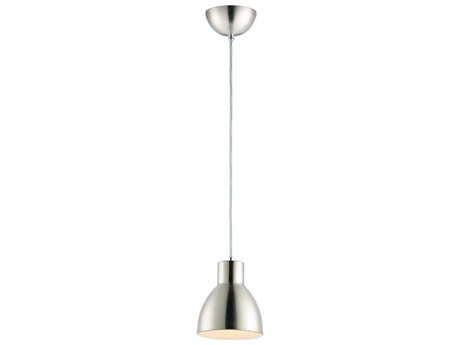 Maxim Lighting Cora 1-Light Satin Nickel Bell Mini Pendant