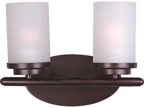 Maxim Lighting Corona 2-Light Oil Rubbed Bronze Glass Vanity Light