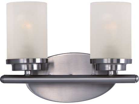 Maxim Lighting Corona Polished Chrome Glass Vanity Light