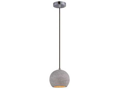 Maxim Lighting Crete 1-Light Polished Chrome LED Dome Round Mini Pendant