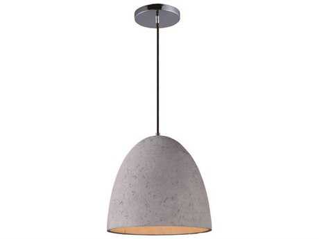 Maxim Lighting Crete 1-Light Polished Chrome LED Bell Dome Pendant