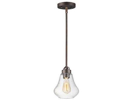 Maxim Lighting Dianne 1-Light Oil Rubbed Bronze Brown Glass