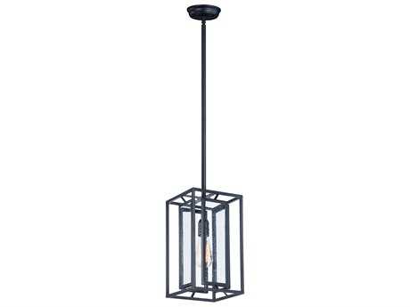 Maxim Lighting Era 1-Light Black Geometric Mini Pendant
