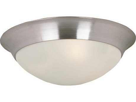 Maxim Lighting Essentials 2-Light Oil Rubbed Bronze Glass Bowl Flush Mount
