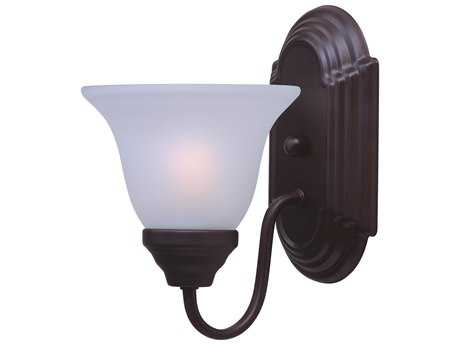 Maxim Lighting Essentials Oil Rubbed Bronze Glass Wall Sconce