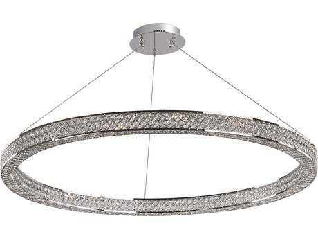 Maxim Lighting Eternity 1-Light Polished Chrome Crystal LED Round Pendant