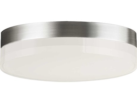 Maxim Lighting Illuminaire Ii 1-Light Satin Nickel LED Drum Flush Mount