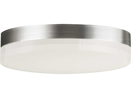 Maxim Lighting Illuminaire Ii 1-Light Satin Nickel LED Drum Flush Mount