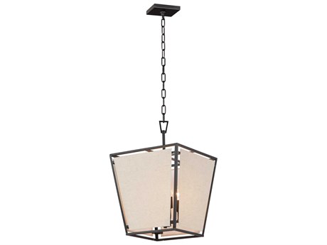 Maxim Lighting Montauk 4-Light Black Geometric Pendant