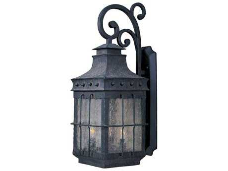 Maxim Lighting Nantucket & Seedy Glass 4 - Light Incandescent Outdoor Wall Light