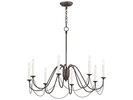 Maxim Lighting Plumette 8-Light Chestnut Bronze Candelabra Chandelier