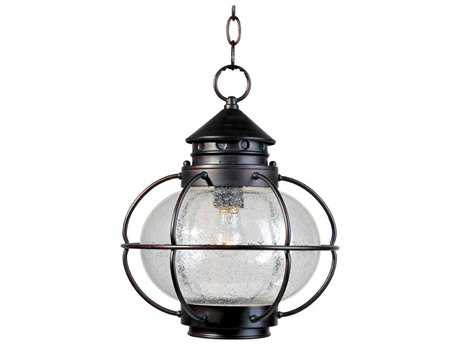 Maxim Lighting Portsmouth & Seedy Glass Outdoor Hanging Light