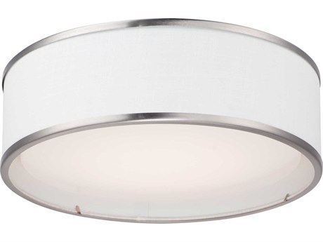 Maxim Lighting Prime 3-Light Satin Nickel LED Drum Flush Mount