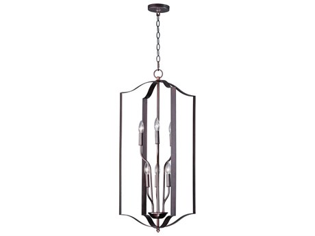 Maxim Lighting Provident 6-Light Oil Rubbed Bronze Candelabra Tiered Chandelier