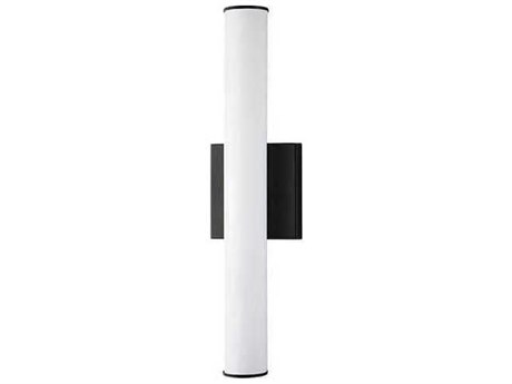 Maxim Lighting Rail 1-Light Black White LED Vanity Light