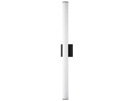 Maxim Lighting Rail 1-Light Black White LED Vanity Light