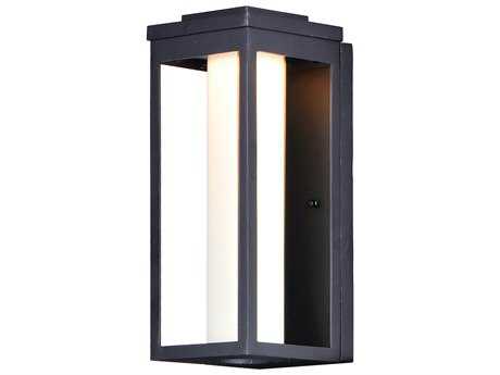 Maxim Lighting Salon with Satin White Glass LED Outdoor Wall Light