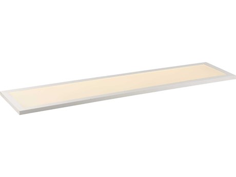 Maxim Lighting Sky Panel 1-Light White Glass LED Linear Flush Mount