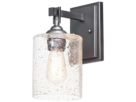 Maxim Lighting Stonehenge 1-Light Bronze Glass Wall Sconce