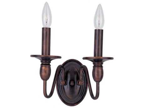 Maxim Lighting Towne 2-Light Oil Rubbed Bronze Wall Sconce