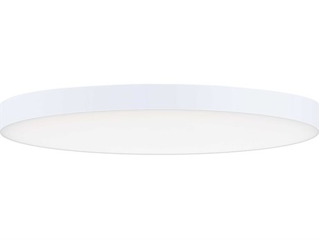 Maxim Lighting Trim 1-Light White LED Round Flush Mount