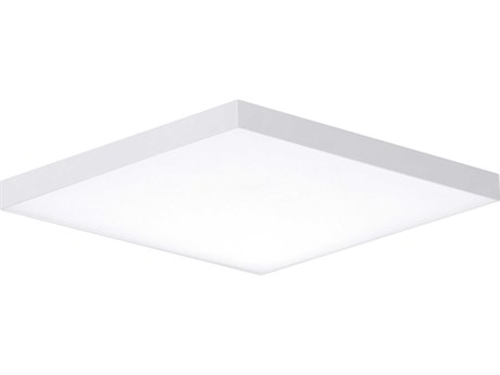 Maxim Lighting Trim 1-Light White LED Geometric Flush Mount