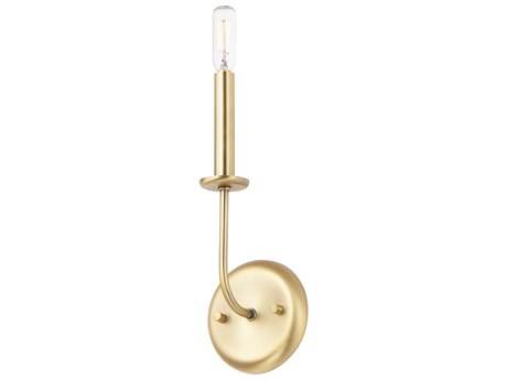 Maxim Lighting Wesley 1-Light Satin Brass Wall Sconce