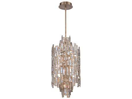 Metropolitan Bel Mondo 10-Light Luxor Gold Crystal Pendant