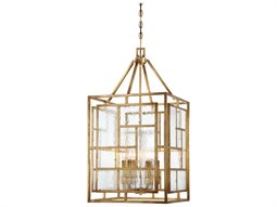 Meyda Kitzi Box 4-Light Black Glass Geometric Pendant | MY176036