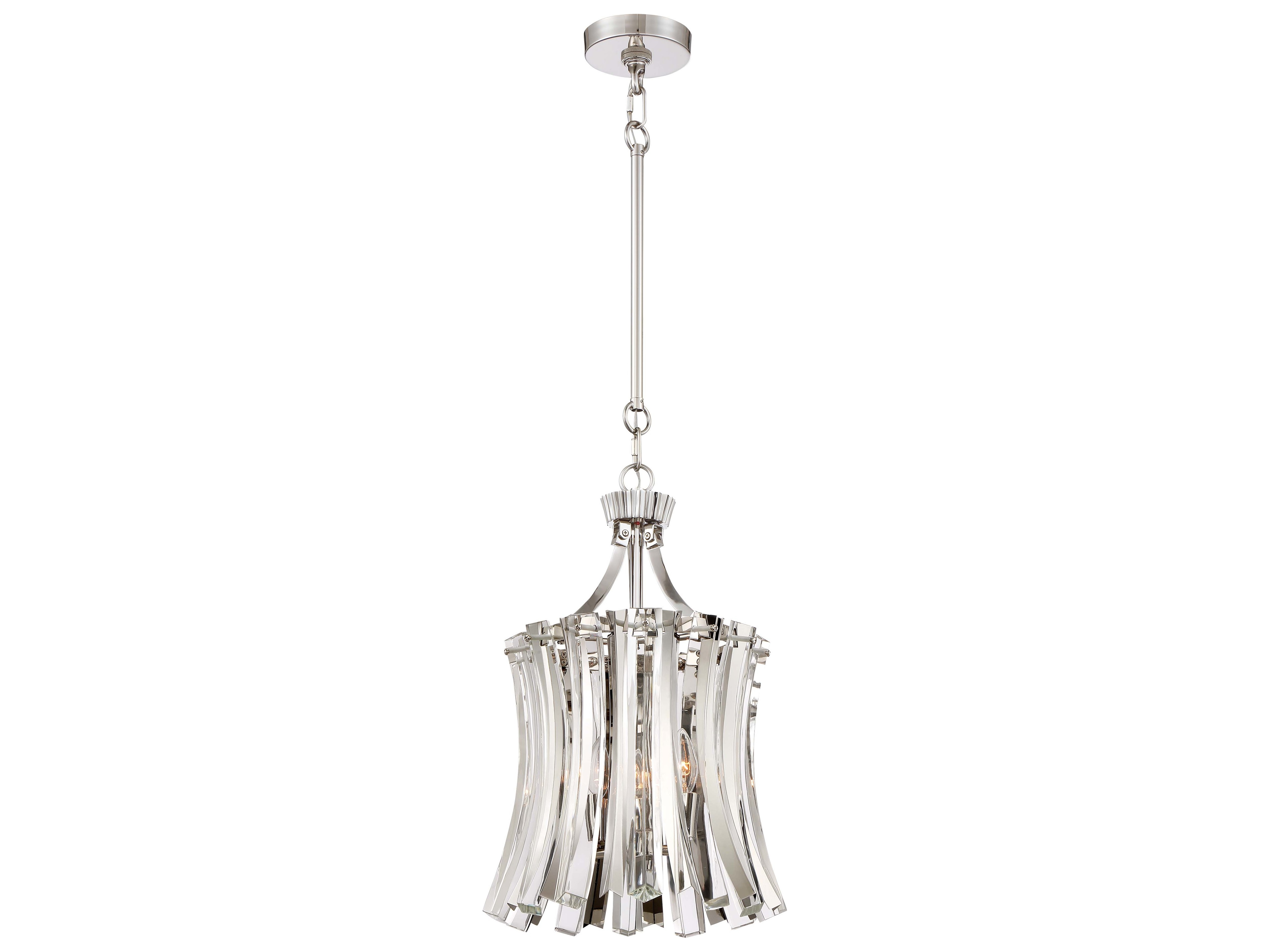 Metropolitan Lighting Elegance Royale Polished Nickel 4Light 15'' Wide