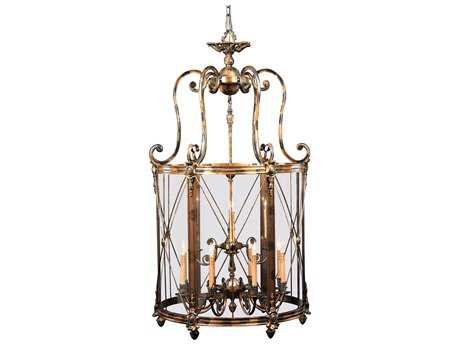 Metropolitan Foyer 12-Light Oxide Bronze Glass Pendant