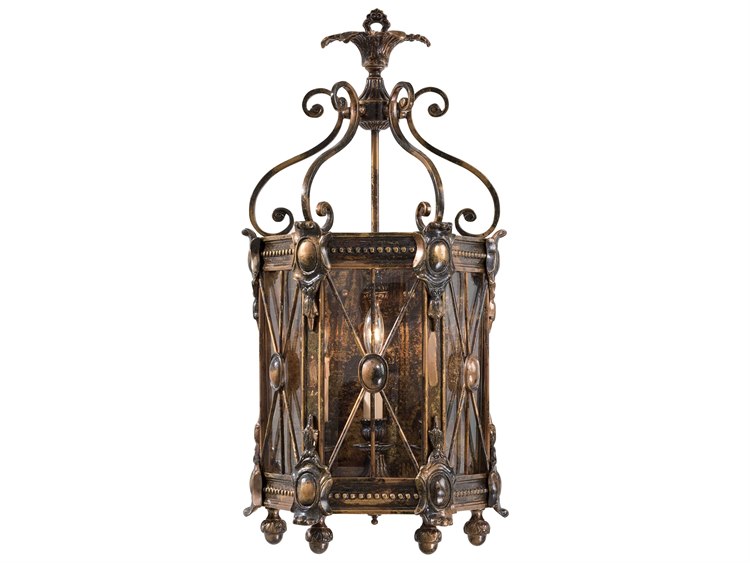 Metropolitan Foyer Bronze Oxide Glass Wall Sconce