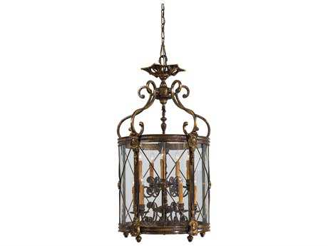 Metropolitan 10-Light Bronze Oxide Glass Pendant