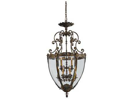 Metropolitan 12-Light French Gold Glass Pendant