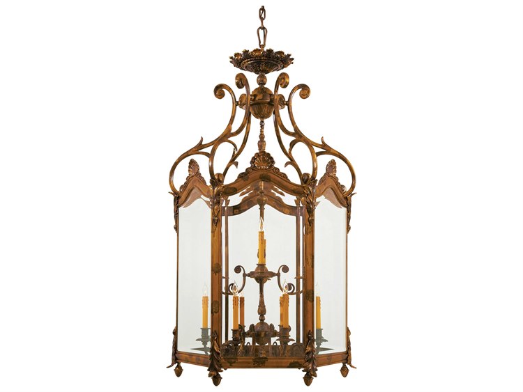Metropolitan 12-Light Oxide Bronze Glass Pendant