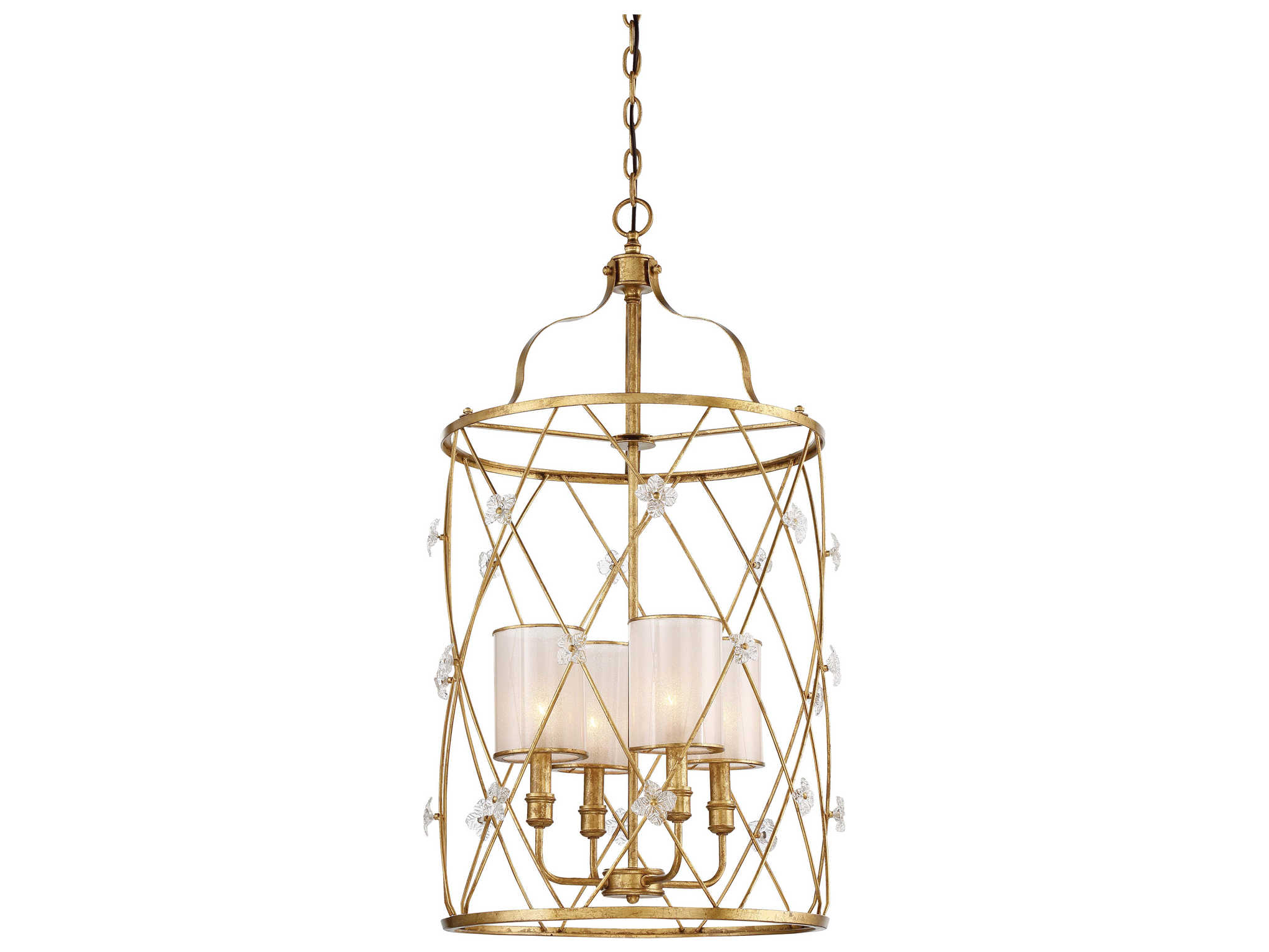 Metropolitan Lighting Victoria Park Elara Gold FourLight 20'' Wide
